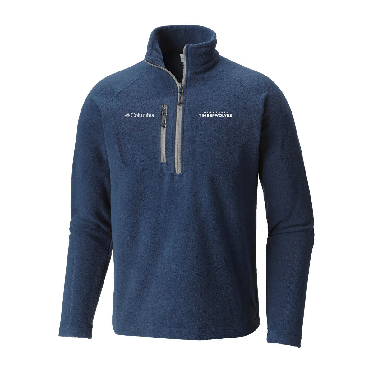 Minnesota Timberwolves Fast Trek III Half-Zip Fleece Pullover Navy