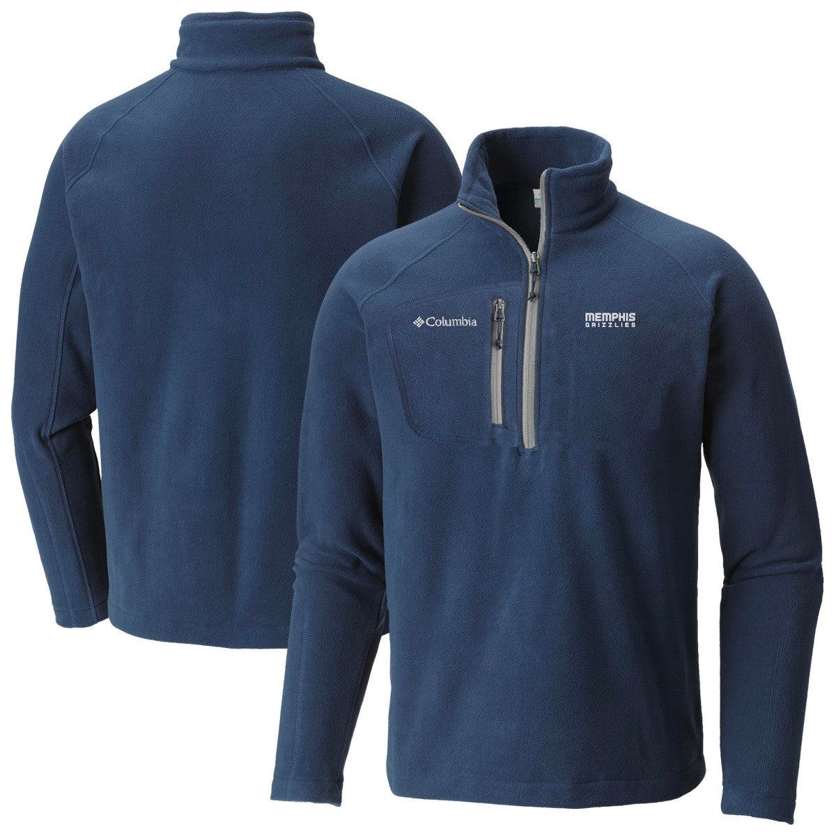 Memphis Grizzlies Fast Trek III Half-Zip Fleece Pullover Navy