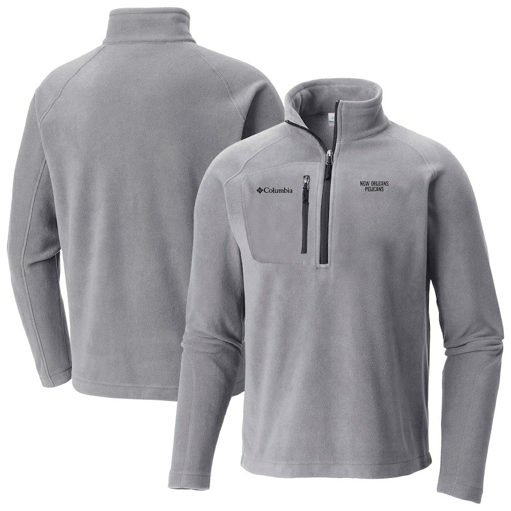 New Orleans Pelicans Fast Trek III Half-Zip Fleece Pullover Gray
