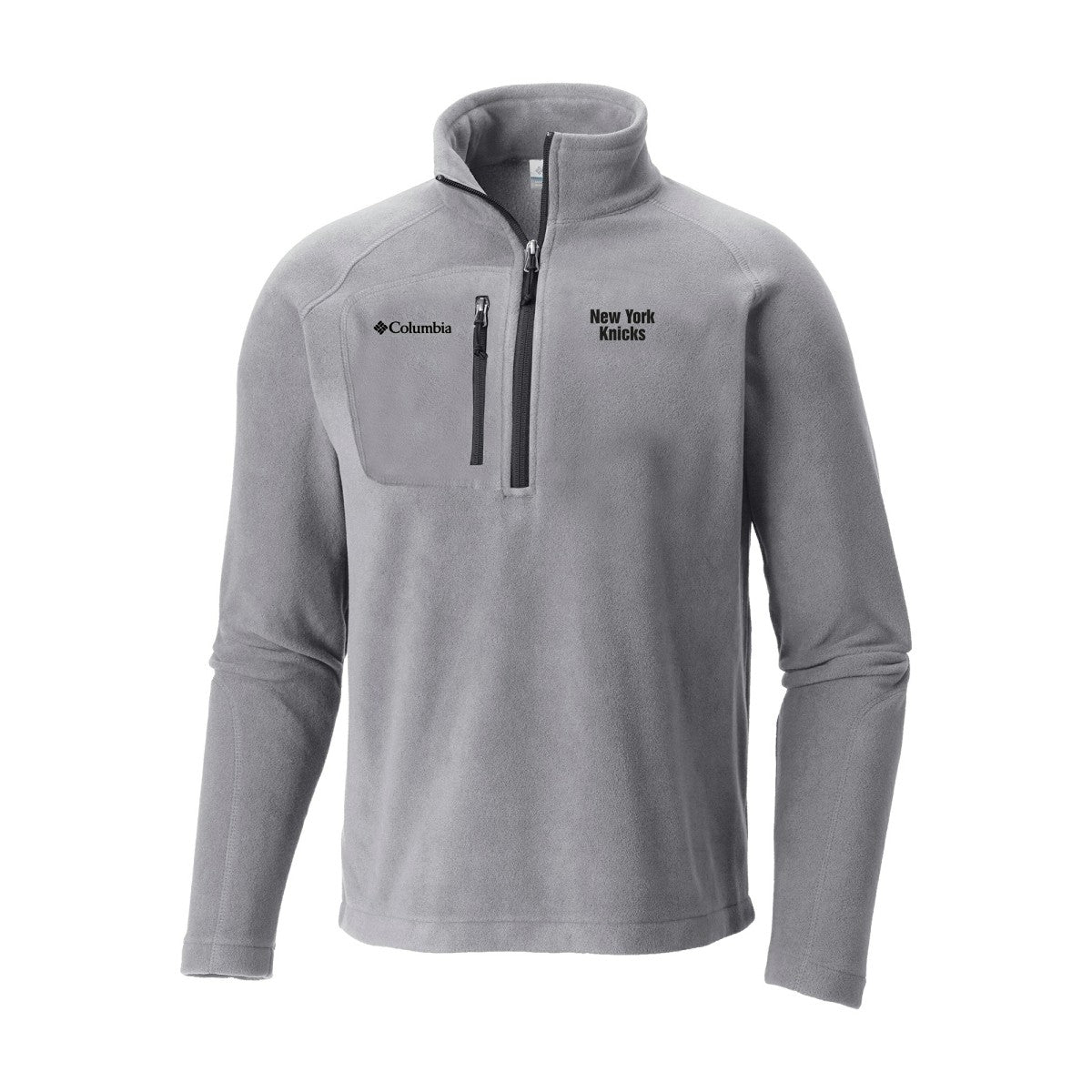 New York Knicks Fast Trek III Half-Zip Fleece Pullover Gray