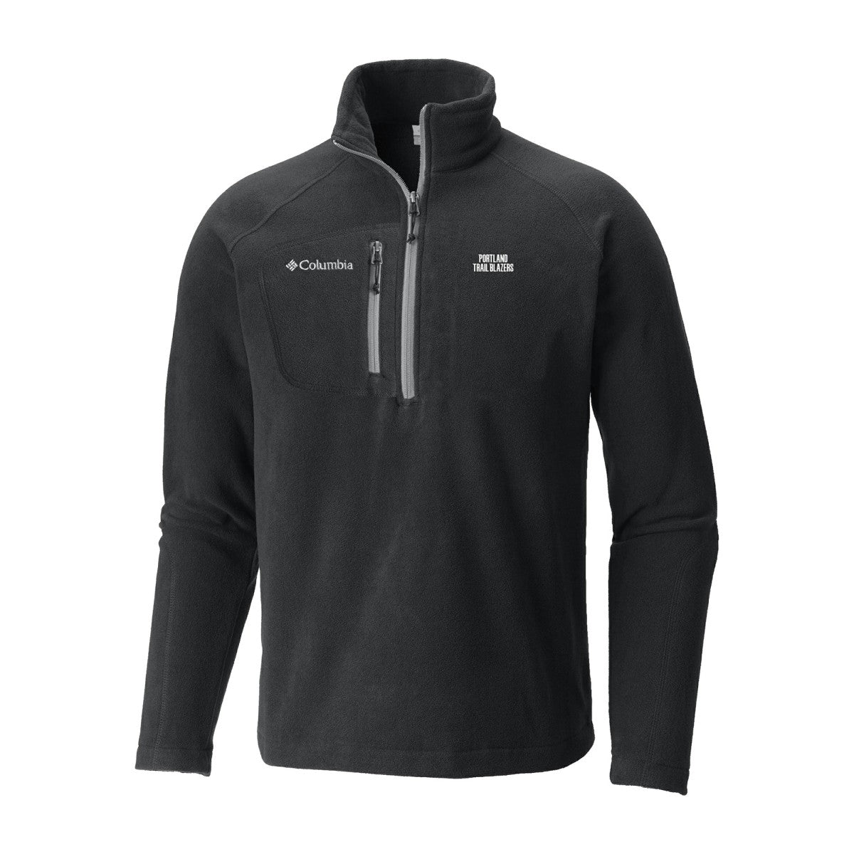 Portland Trail Blazers Fast Trek III Half-Zip Fleece Pullover Black