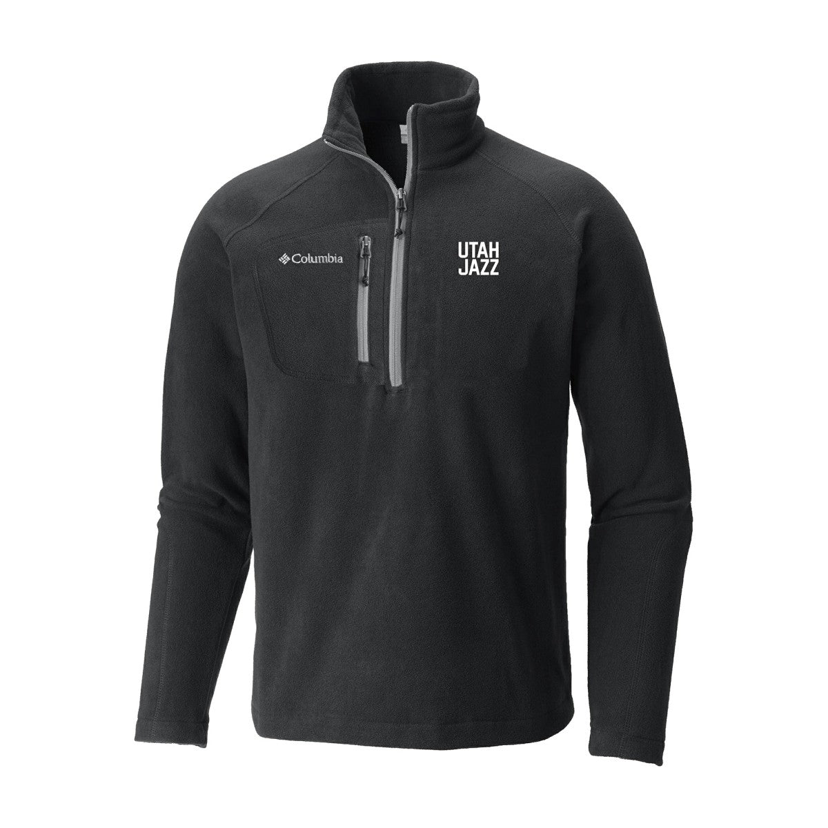 Utah Jazz Fast Trek III Half-Zip Fleece Pullover Black