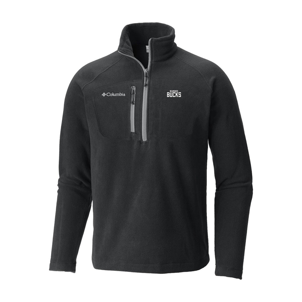 Milwaukee Bucks Fast Trek III Half-Zip Fleece Pullover Black