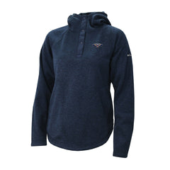 New Orleans Pelicans Women's Sweater Weather Quarter-Snap Hoodie Navy
