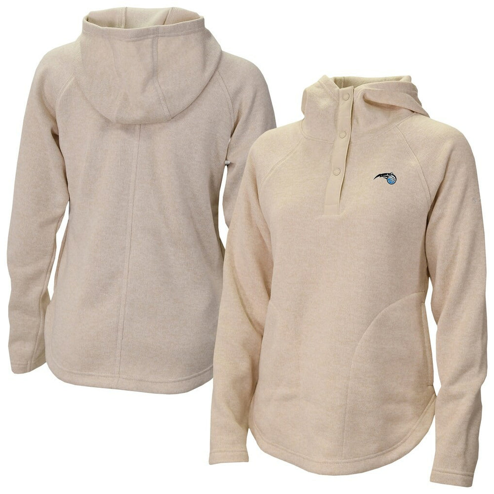 Orlando Magic Women's Sweater Weather Quarter-Snap Hoodie Cream