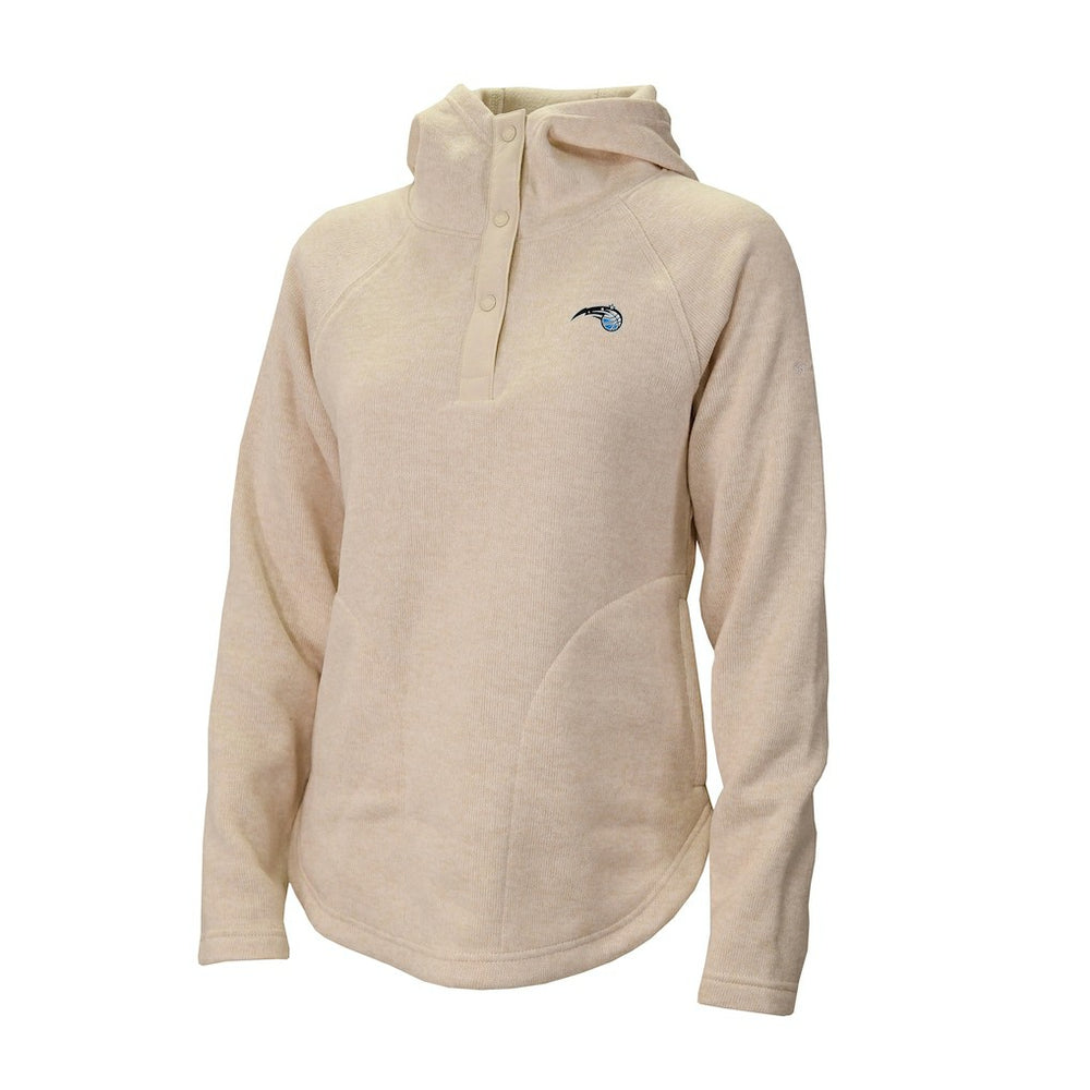 Orlando Magic Women's Sweater Weather Quarter-Snap Hoodie Cream