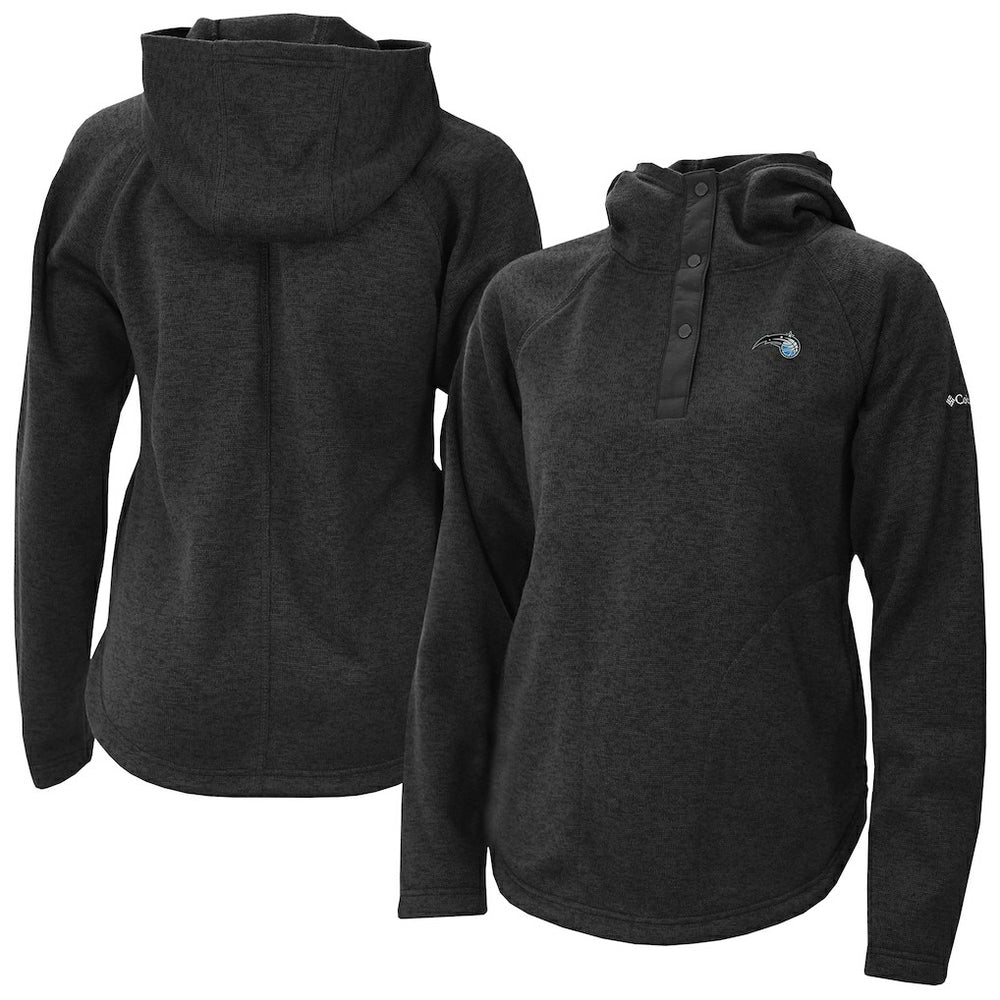 Orlando Magic Women's Sweater Weather Quarter-Snap Hoodie Black