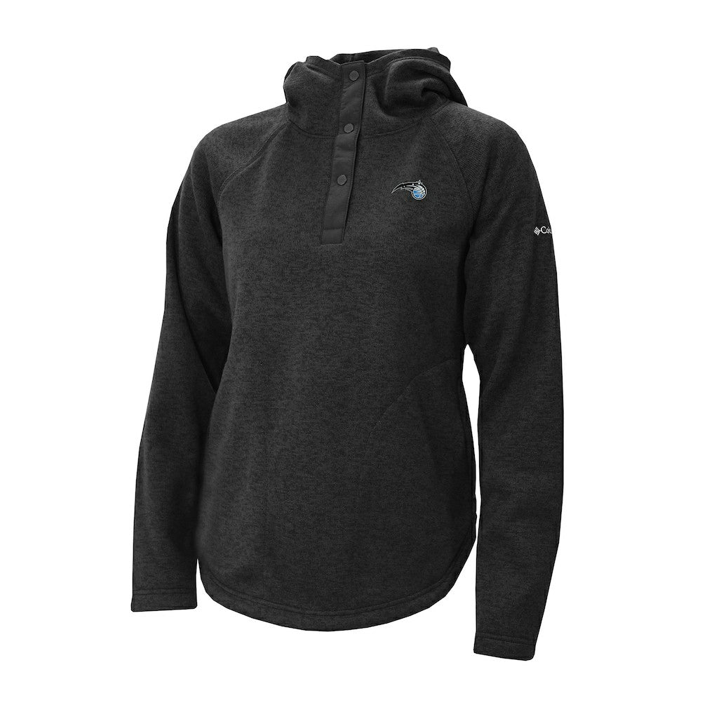 Orlando Magic Women's Sweater Weather Quarter-Snap Hoodie Black