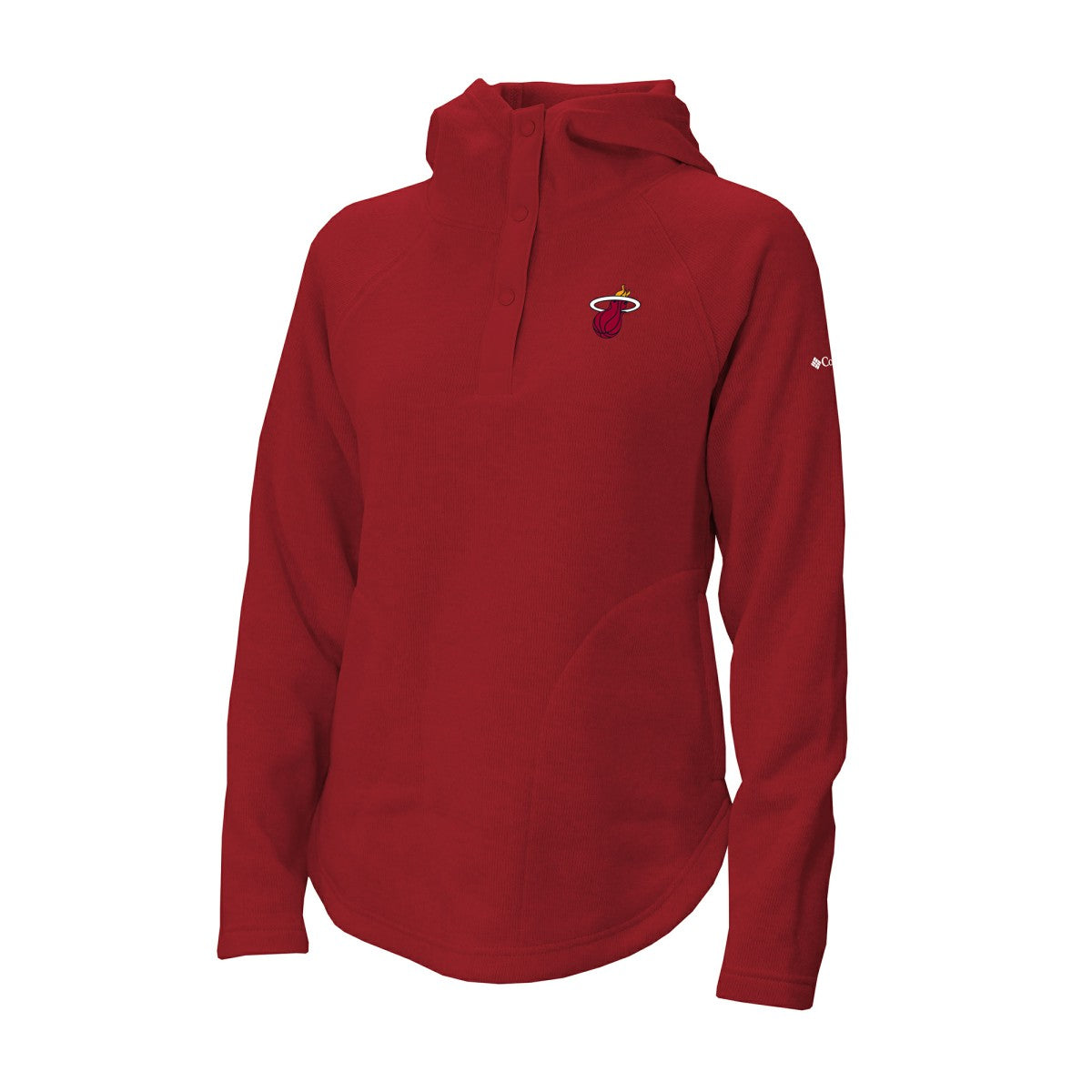 Miami Heat Women's Sweater Weather Quarter-Snap Hoodie Red