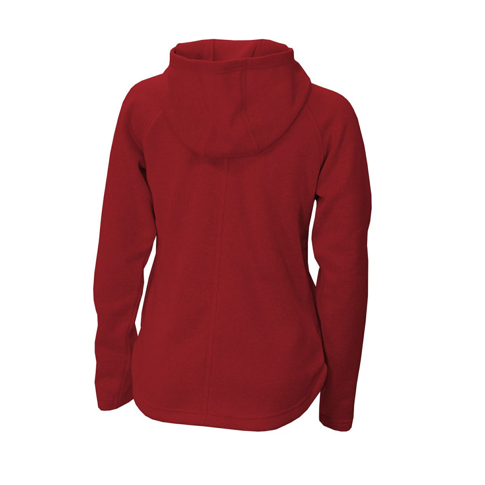 Miami Heat Women's Sweater Weather Quarter-Snap Hoodie Red