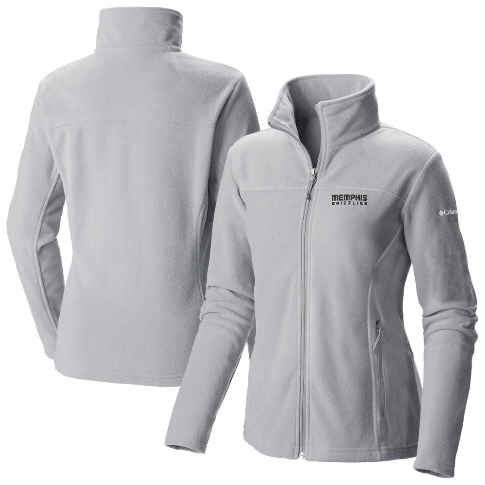 Memphis Grizzlies Women's Give & Go II Fleece Full-Zip Jacket Gray