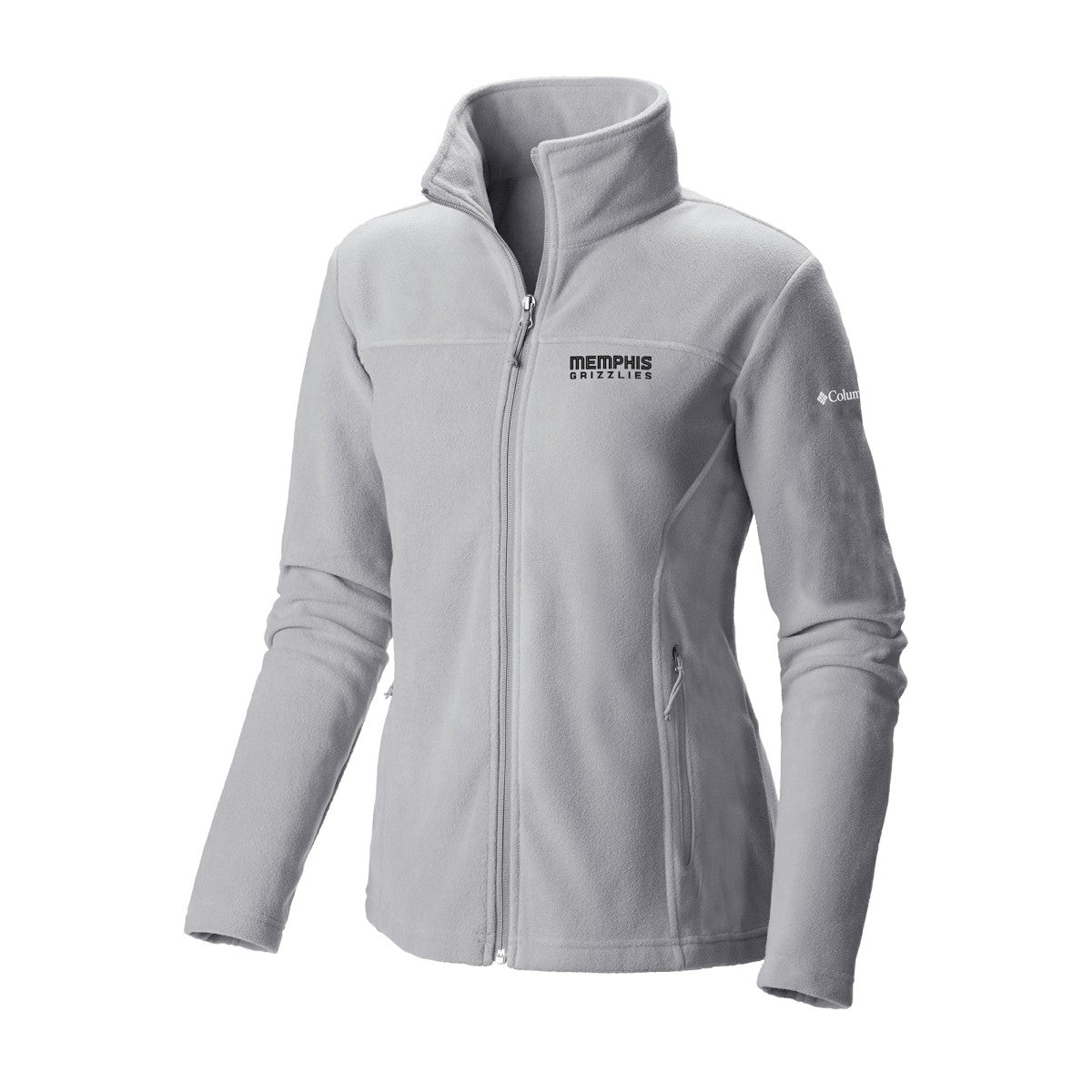Memphis Grizzlies Women's Give & Go II Fleece Full-Zip Jacket Gray