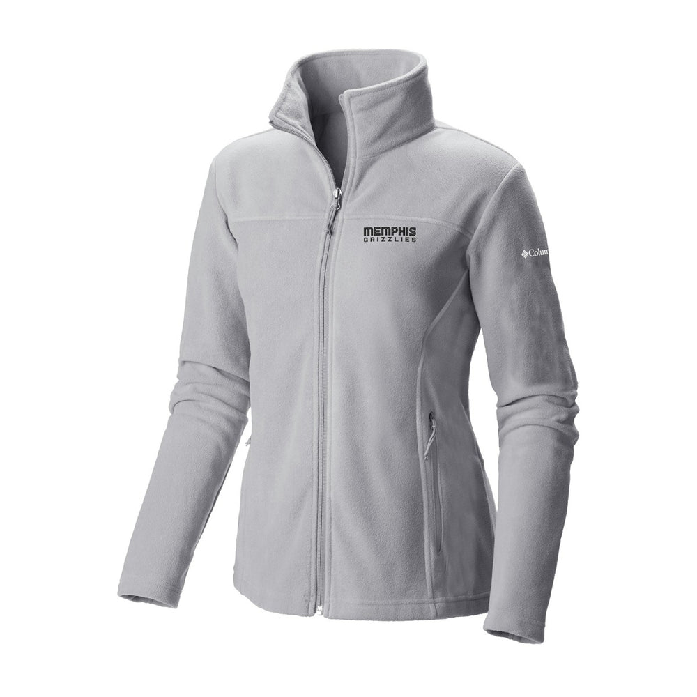 Memphis Grizzlies Women's Give & Go II Fleece Full-Zip Jacket Gray