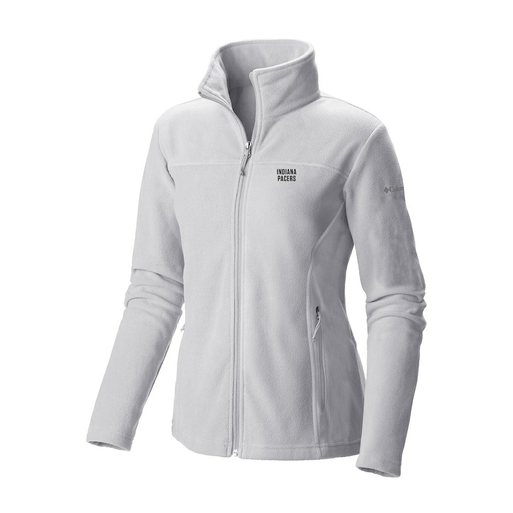 Indiana Pacers Women's Give & Go II Fleece Full-Zip Jacket White