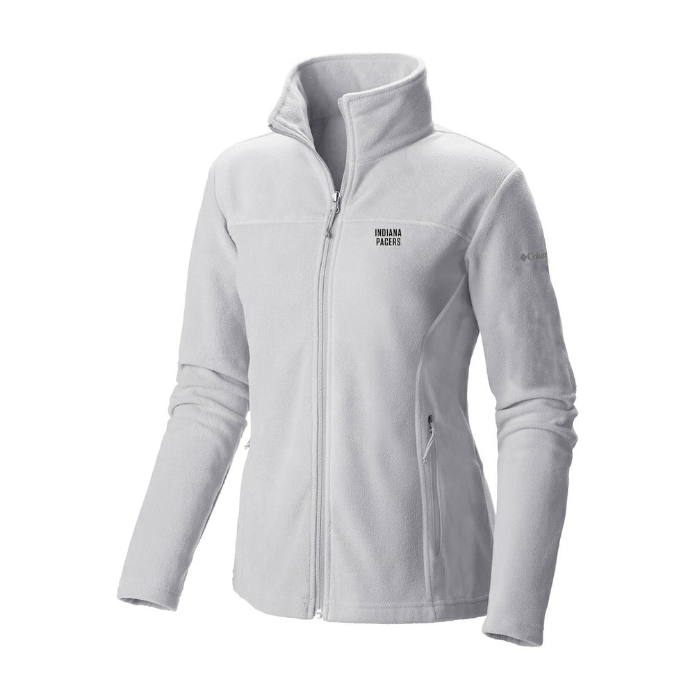 Indiana Pacers Women's Give & Go II Fleece Full-Zip Jacket White