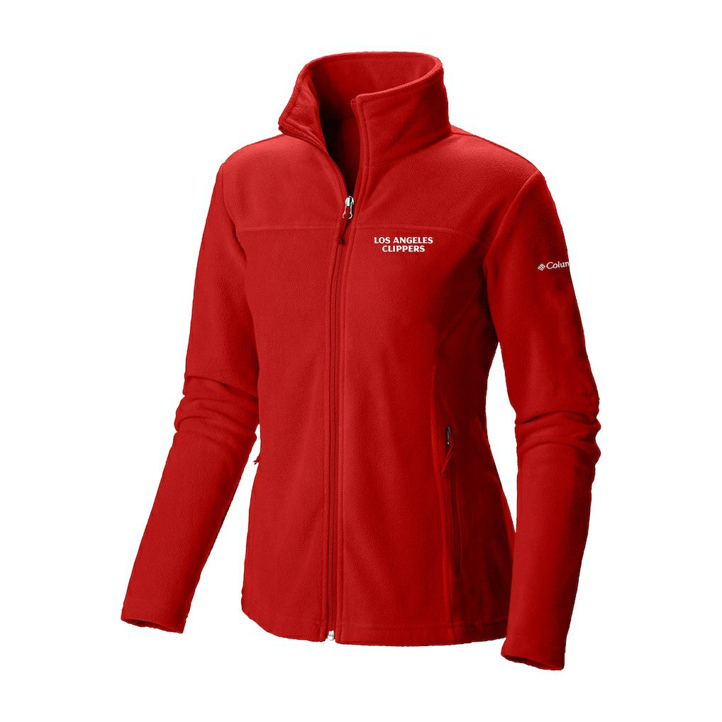 LA Clippers Women's Give & Go II Fleece Full-Zip Jacket Red