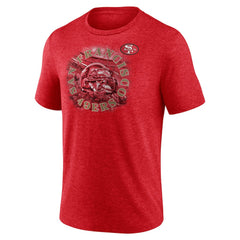 San Francisco 49ers Sporting Chance Tri-Blend T-Shirt Scarlet