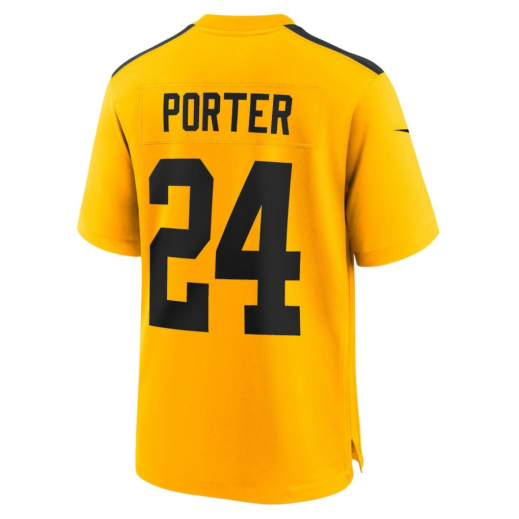 Joey Porter Jr. Pittsburgh Steelers Alternate 1933 Throwback Game Jersey Gold