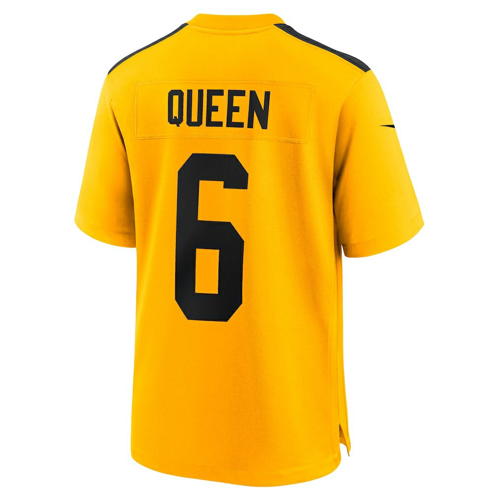 Patrick Queen Pittsburgh Steelers Alternate 1933 Throwback Game Jersey Gold