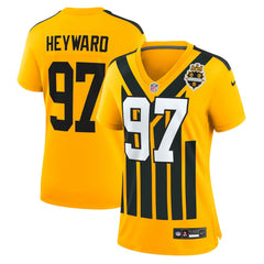 Cameron Heyward Pittsburgh Steelers Women's Alternate 1933 Throwback Game Jersey Gold