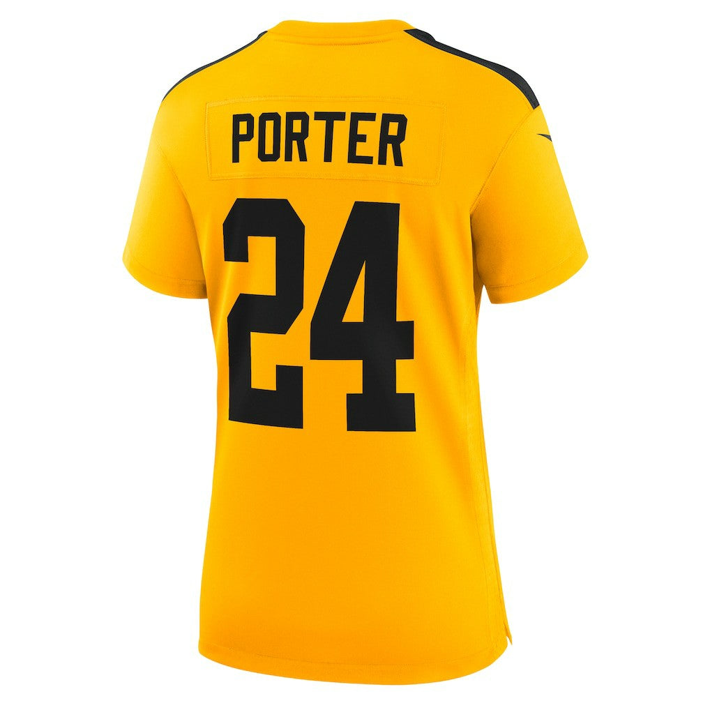 Joey Porter Jr. Pittsburgh Steelers Women's Alternate 1933 Throwback Game Jersey Gold