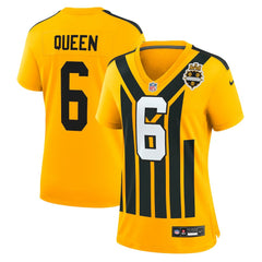 Patrick Queen Pittsburgh Steelers Women's Alternate 1933 Throwback Game Jersey Gold