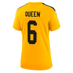 Patrick Queen Pittsburgh Steelers Women's Alternate 1933 Throwback Game Jersey Gold