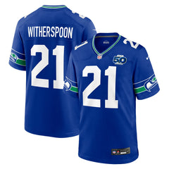 Devon Witherspoon Seattle Seahawks Alternate 50th Season Game Jersey Royal