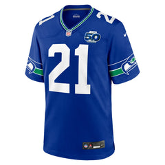 Devon Witherspoon Seattle Seahawks Alternate 50th Season Game Jersey Royal