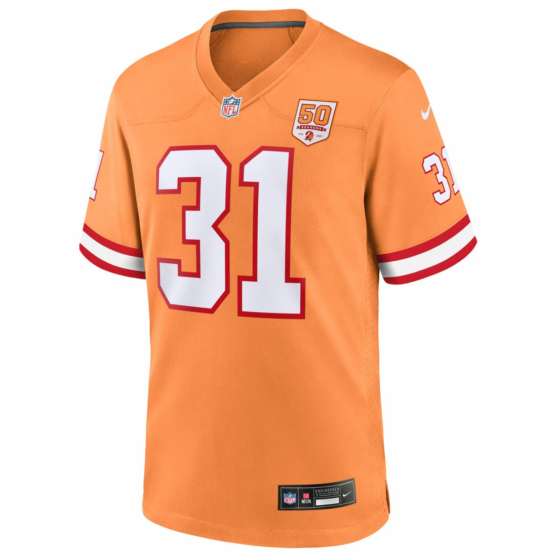 Antoine Winfield Jr. Tampa Bay Buccaneers 50th Season Game Jersey Creamsicle
