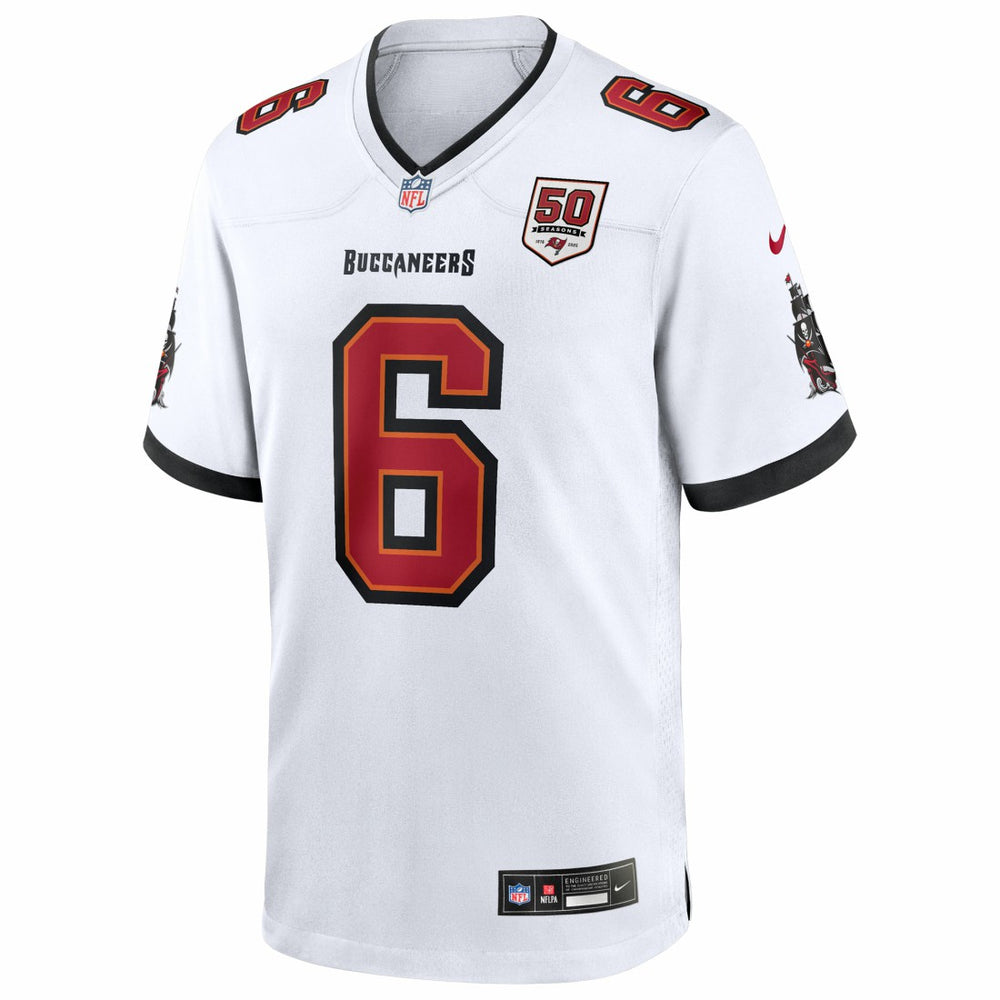 Baker Mayfield Tampa Bay Buccaneers 50th Season White Game Jersey White