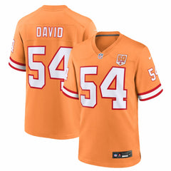 Lavonte David Tampa Bay Buccaneers 50th Season Game Jersey Creamsicle