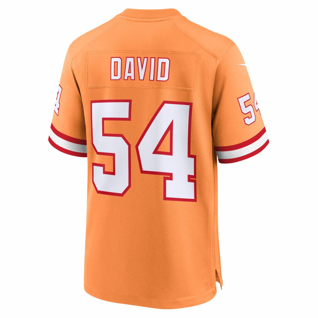 Lavonte David Tampa Bay Buccaneers 50th Season Game Jersey Creamsicle