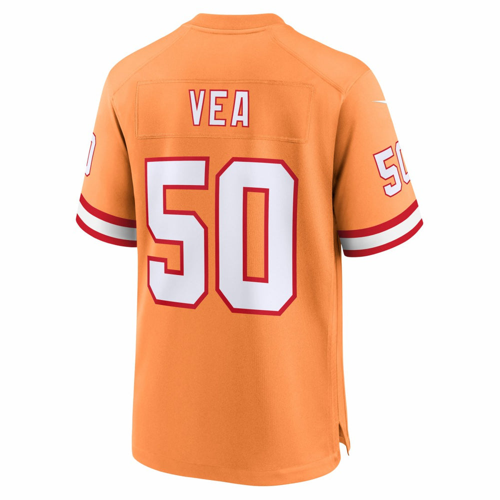 Vita Vea Tampa Bay Buccaneers 50th Season Game Jersey Creamsicle