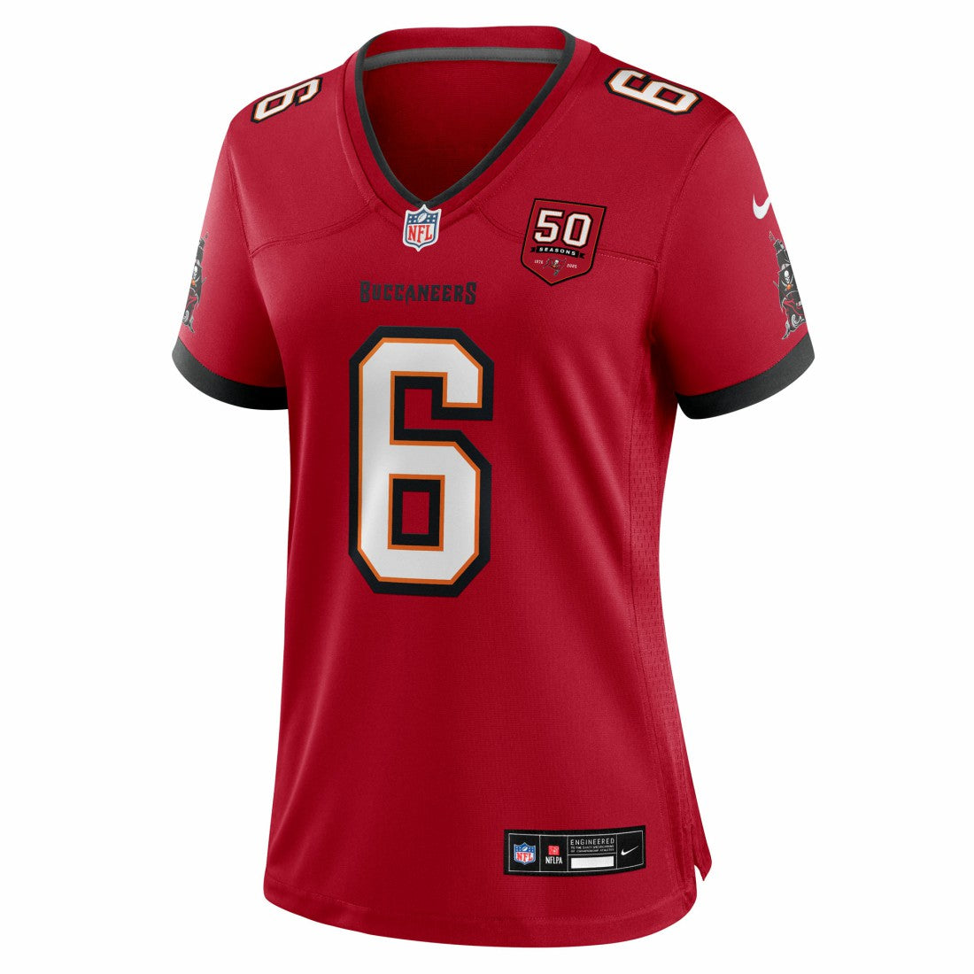 Baker Mayfield Tampa Bay Buccaneers Women's 50th Season Team Game Jersey Red