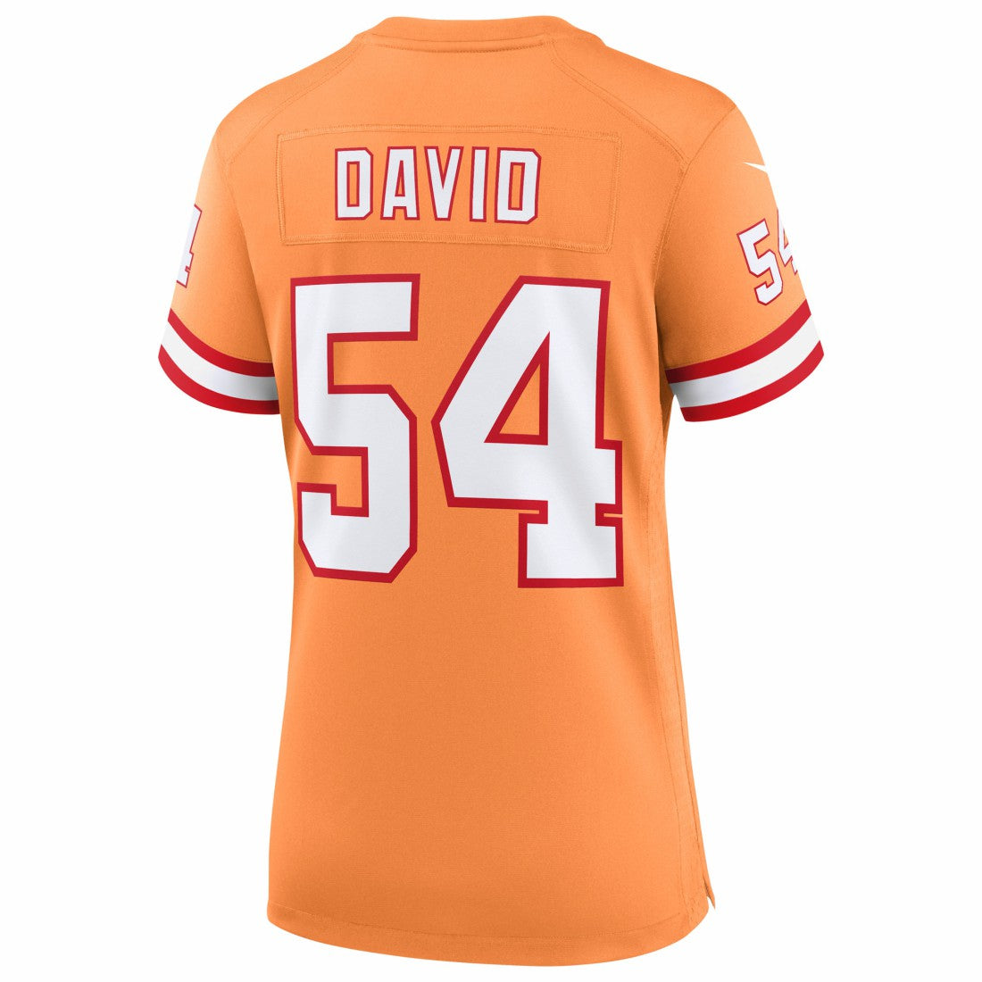Lavonte David Tampa Bay Buccaneers Women's 50th Season Game Jersey Creamsicle