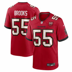 Derrick Brooks Tampa Bay Buccaneers 50th Season Team Game Jersey Red
