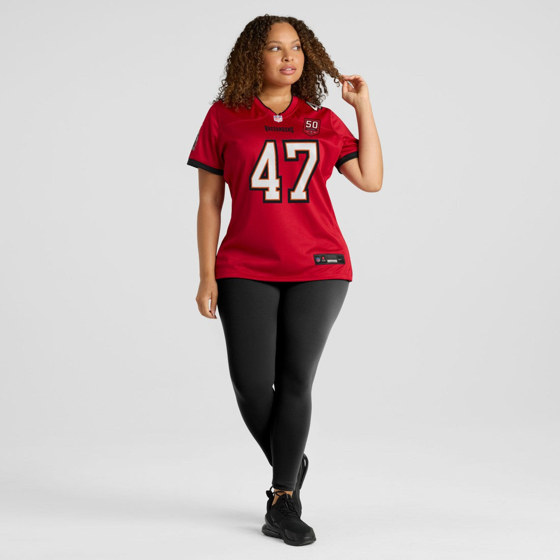 John Lynch Tampa Bay Buccaneers Women's 50th Anniversary Team Game Jersey Red