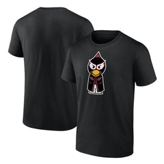 Arizona Cardinals Luchador Bird T-Shirt Black