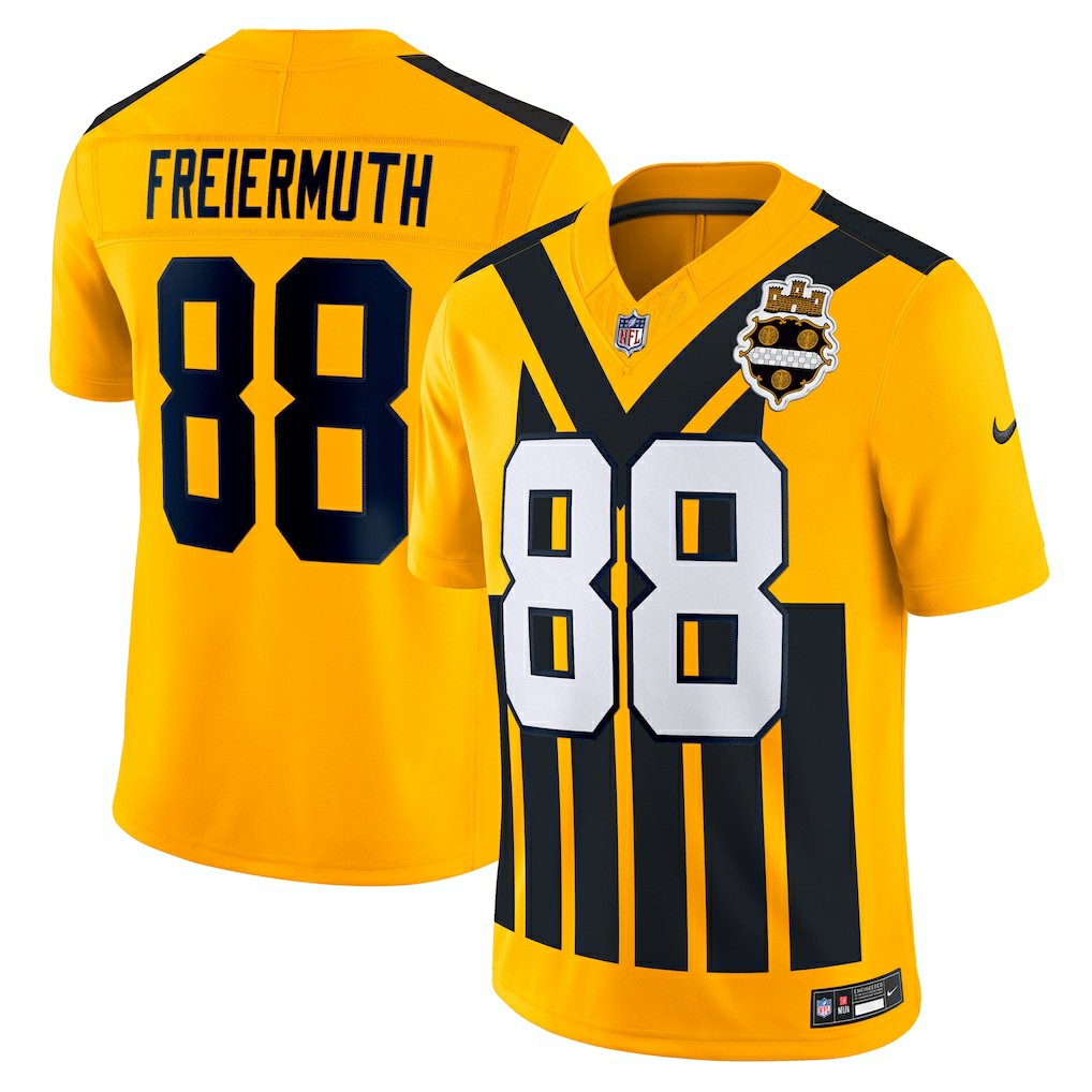 Pat Freiermuth Pittsburgh Steelers Alternate Vapor F.U.S.E. Limited Jersey Gold