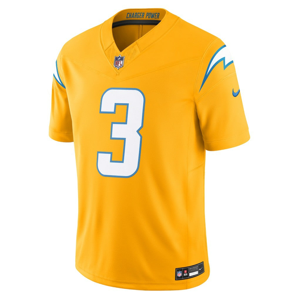 Derwin James Jr. Los Angeles Chargers Alternate Charger Power Vapor F.U.S.E. Limited Jersey Gold