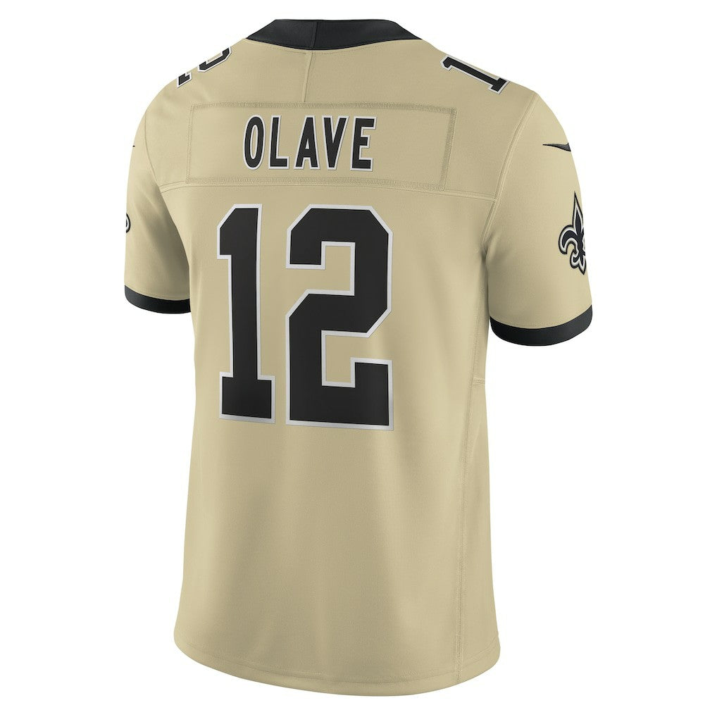 Chris Olave New Orleans Saints Gameday Golds Alternate Vapor F.U.S.E. Limited Jersey Gold