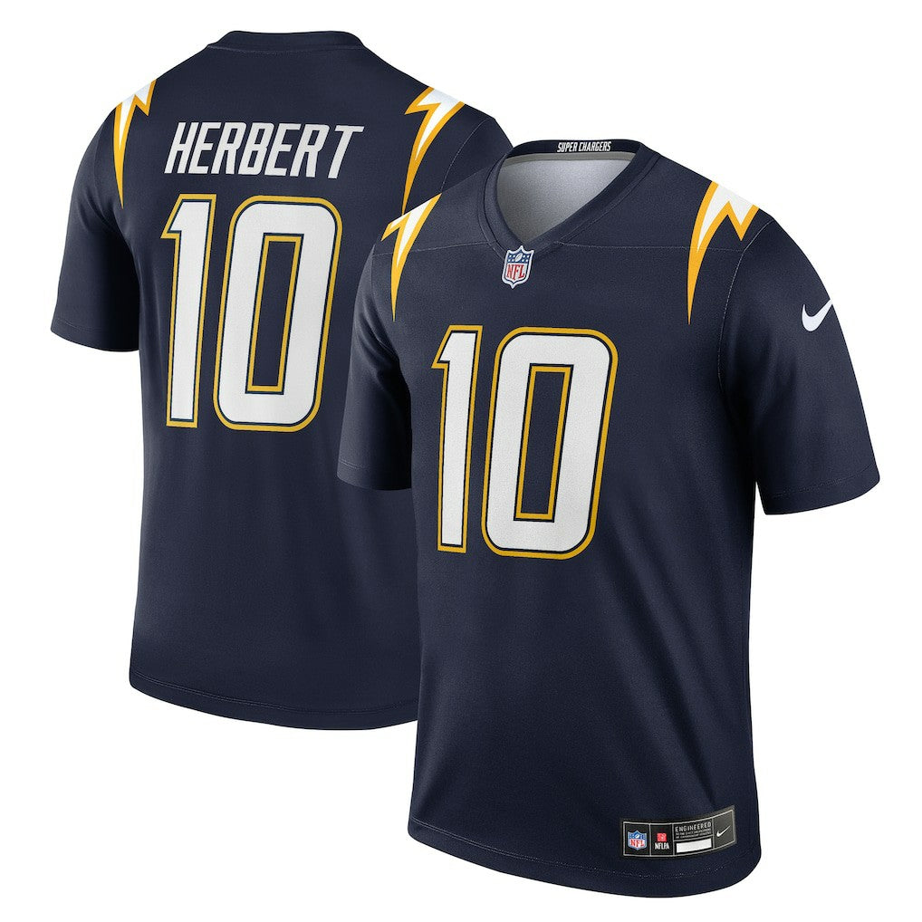 Justin Herbert Los Angeles Chargers Alternate Super Chargers Legend Player Performance Top Navy