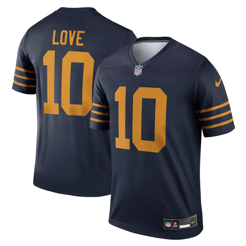 Jordan Love Green Bay Packers The 1923 Classic Legend Player Dri-FIT Top Navy