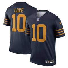 Jordan Love Green Bay Packers The 1923 Classic Legend Player Dri-FIT Top Navy