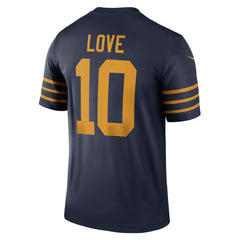 Jordan Love Green Bay Packers The 1923 Classic Legend Player Dri-FIT Top Navy