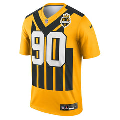 T.J. Watt Pittsburgh Steelers Alternate 1933 Throwback Legend Player Performance Top Gold