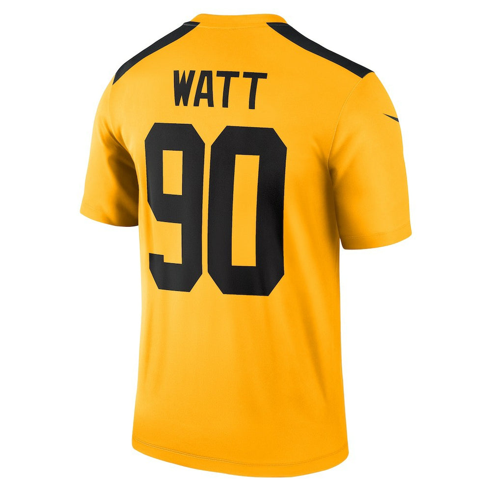 T.J. Watt Pittsburgh Steelers Alternate 1933 Throwback Legend Player Performance Top Gold