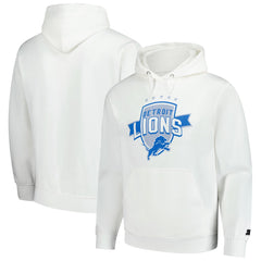 Detroit Lions Starter Vintage Pullover Hoodie White