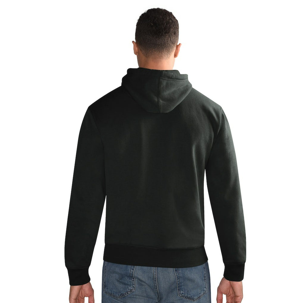 New York Giants Starter Vintage Pullover Hoodie Charcoal